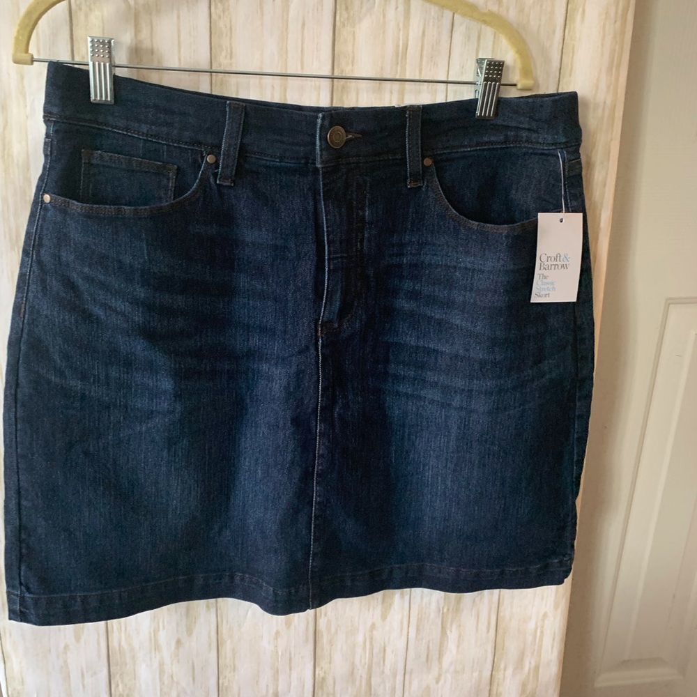 NWT Denim Skort